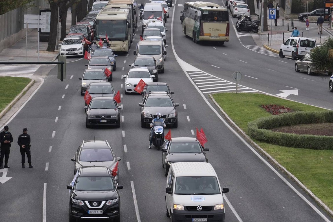 FOTOS: Airbus colapsa Cádiz con sus protestas