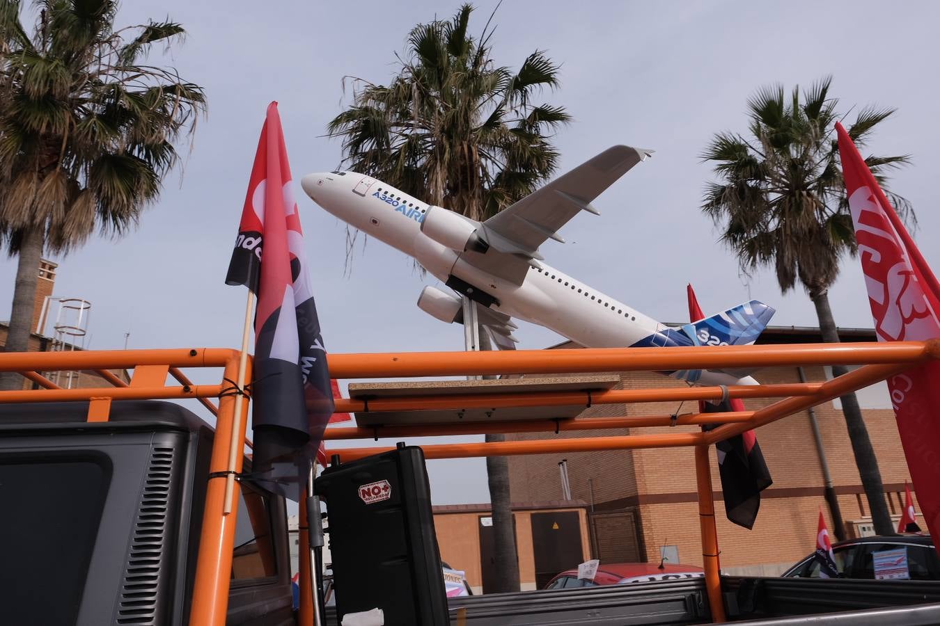 FOTOS: Airbus colapsa Cádiz con sus protestas