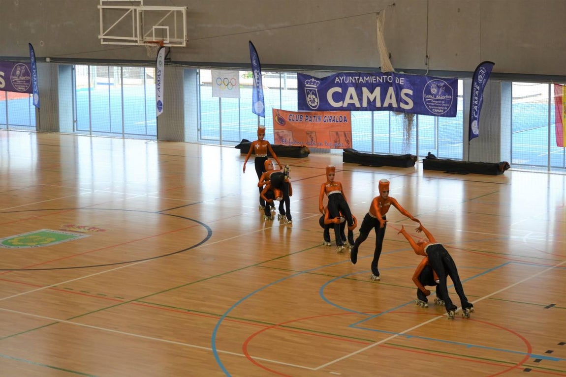 Show junior 'Conectadas', del CP Loreto, primer clasificado del Campeonato de Andalucía de Grupos Show y Cuarrtetos