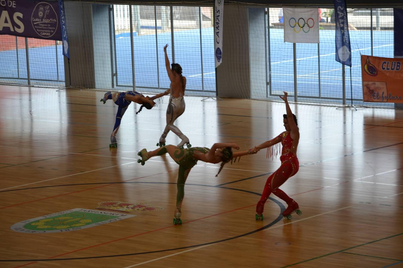 Cuarteto 'Espíritus de la creación', del CP Alhaurín el Grande, tercer clasificado del Campeonato de Andalucía de Grupos Show y Cuarrtetos