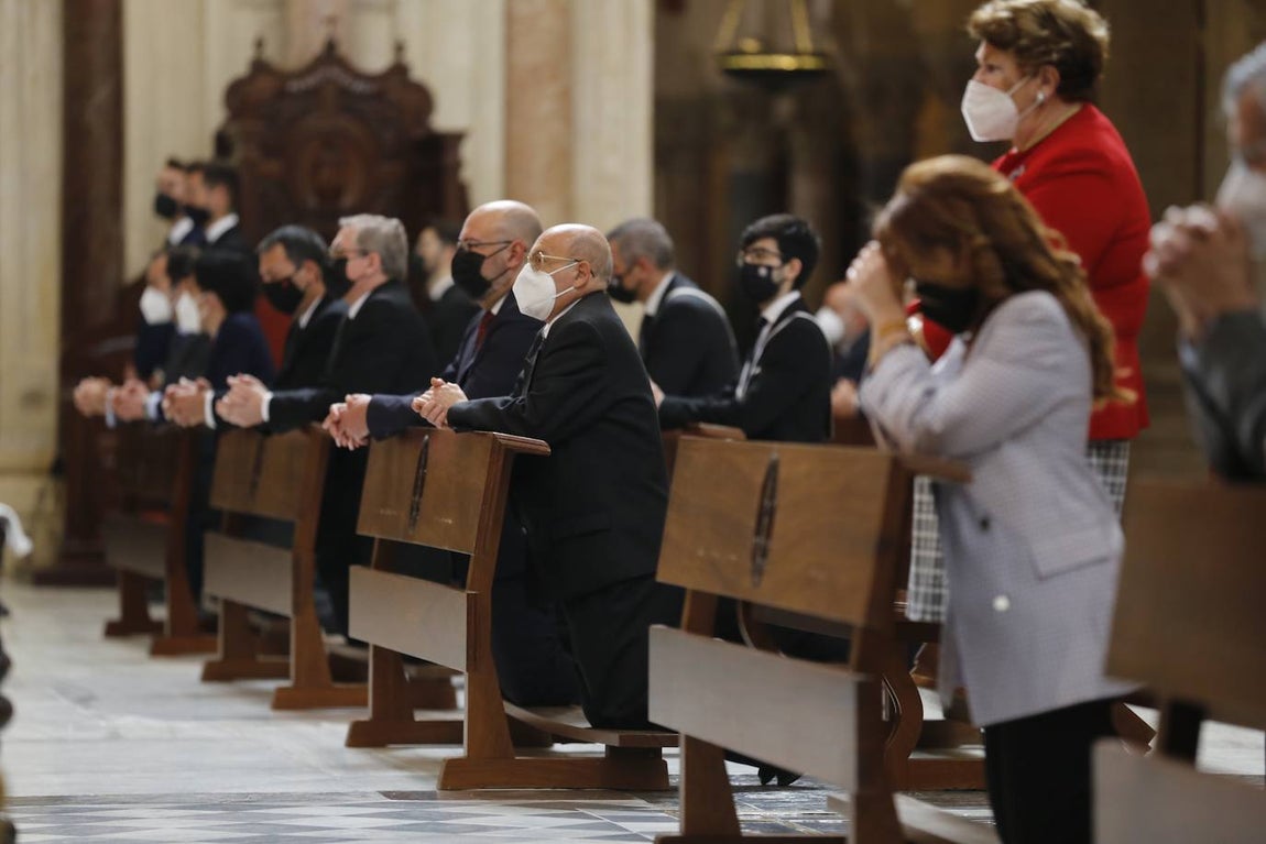Semana Santa de Córdoba 2021 | Las imágenes del acto conjunto del Lunes Santo en la Catedral