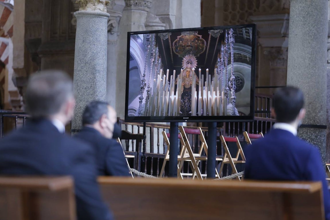 Semana Santa de Córdoba 2021 | Las imágenes del acto conjunto del Lunes Santo en la Catedral
