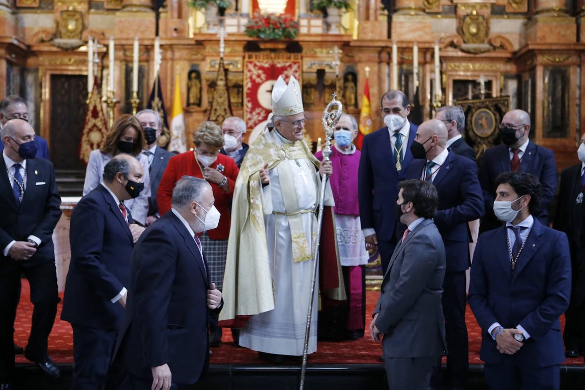 Semana Santa de Córdoba 2021 | Las imágenes del acto conjunto del Lunes Santo en la Catedral
