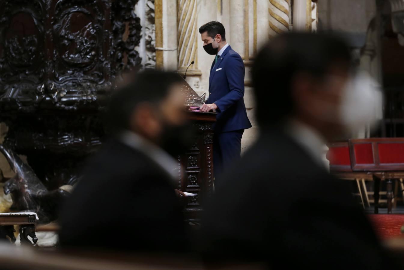 Semana Santa Córdoba 2021| Las imágenes del acto de las cofradías de Miércoles Santo en la Catedral