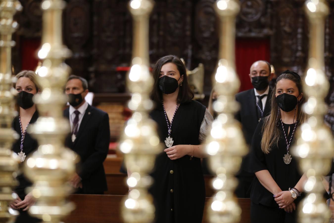 Semana Santa Córdoba 2021| Las imágenes del acto de las cofradías de Miércoles Santo en la Catedral