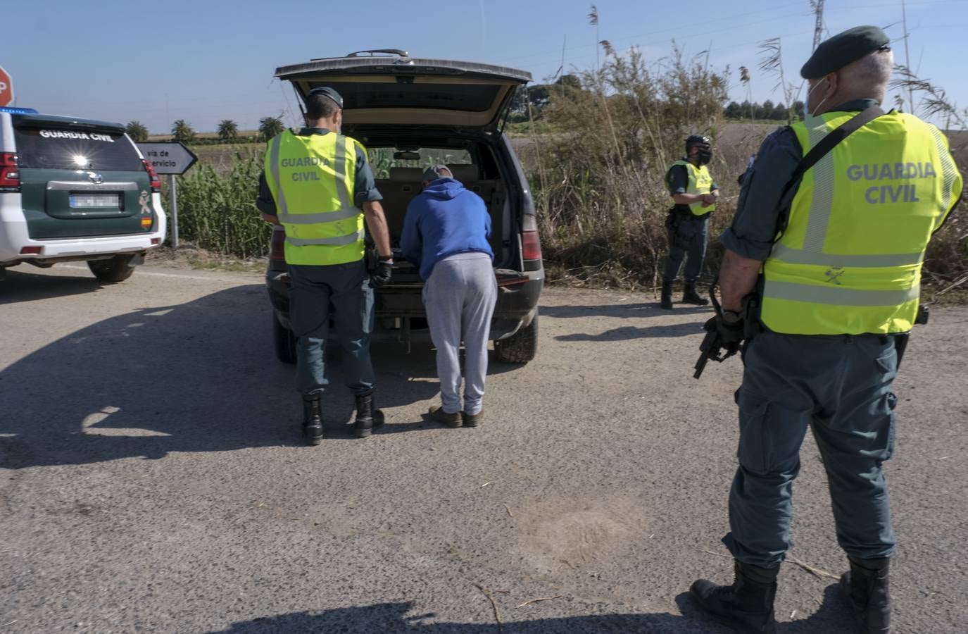 De patrulla con la Usecic de la Guardia Civil de Cádiz