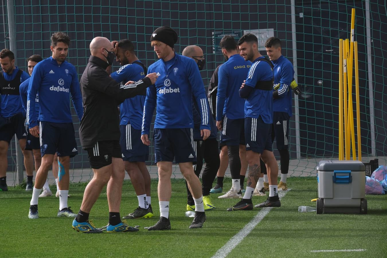 FOTOS: Akapo, la novedad en el entrenamiento del Cádiz CF