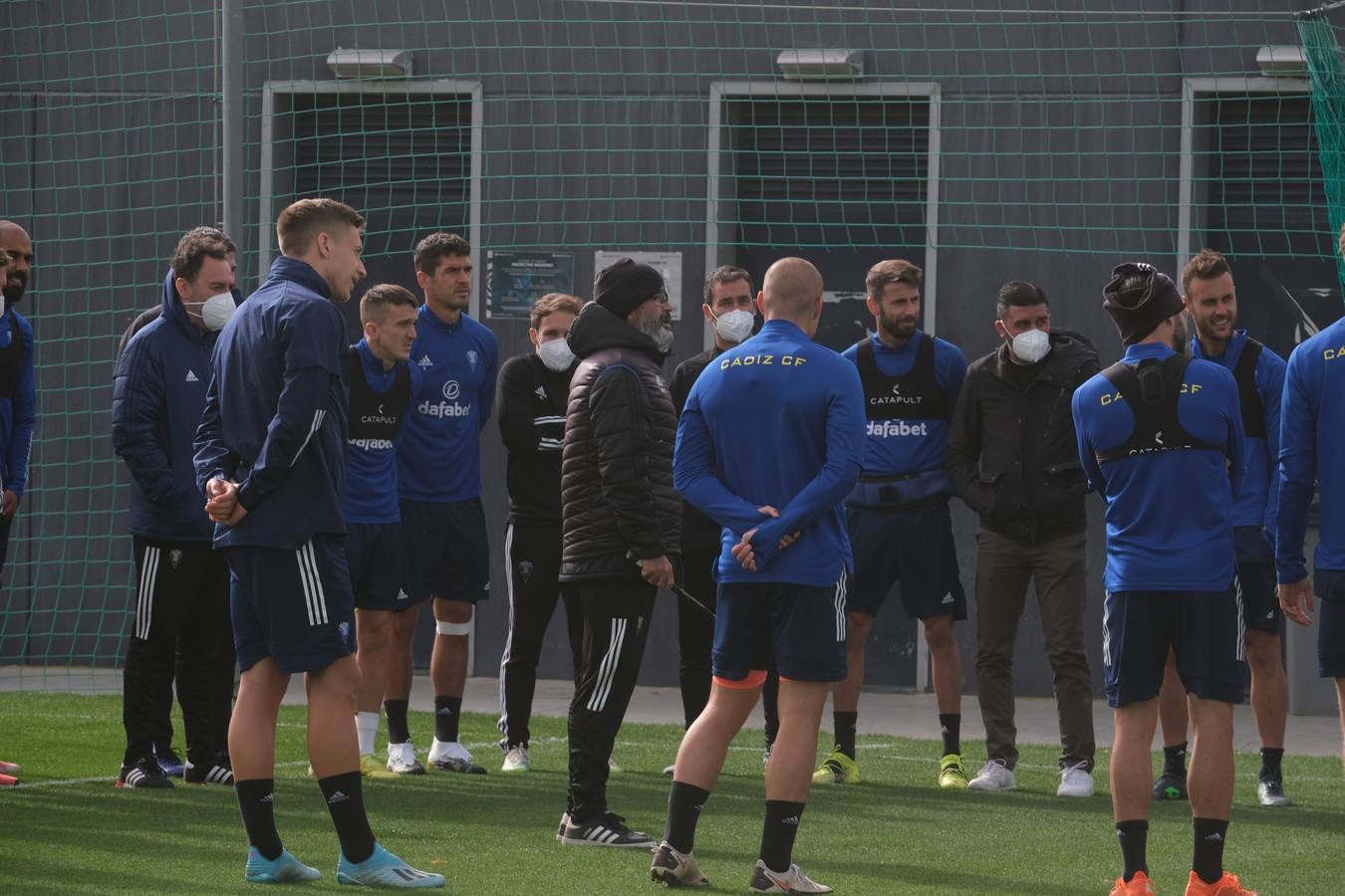 FOTOS: Akapo, la novedad en el entrenamiento del Cádiz CF