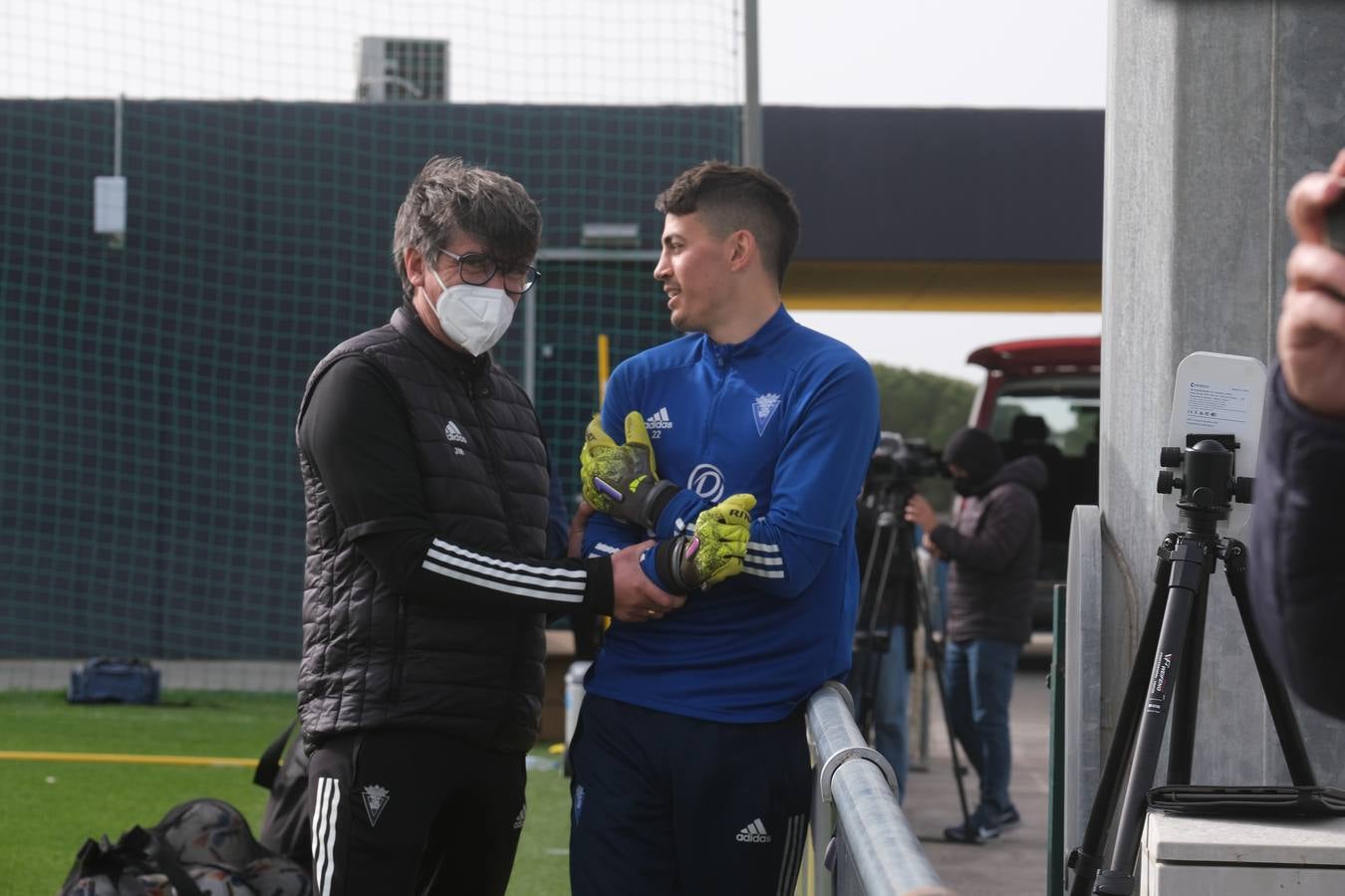 FOTOS: Akapo, la novedad en el entrenamiento del Cádiz CF