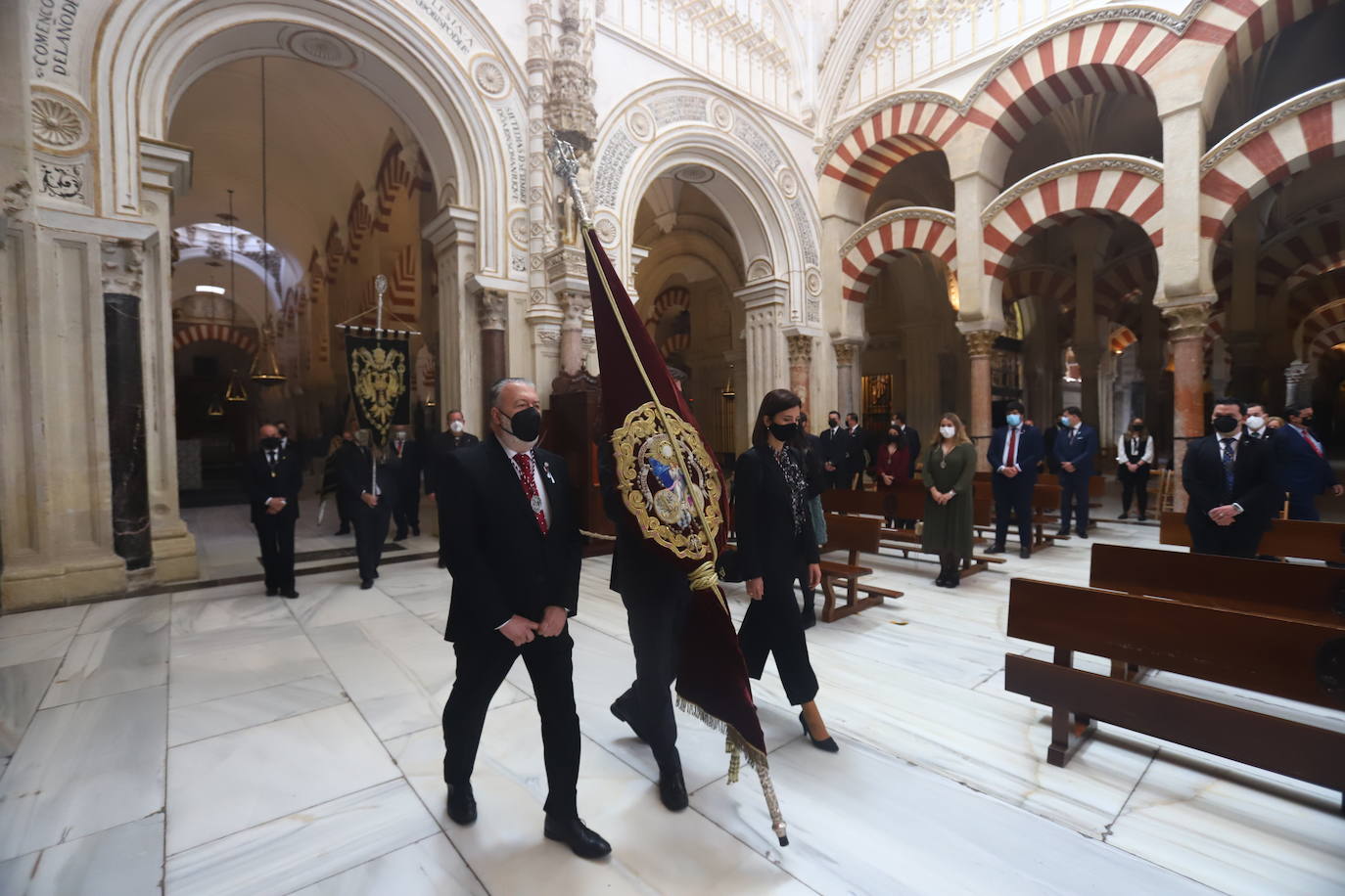 Semana Santa de Córdoba 2021 | Las imágenes del acto conjunto el Jueves Santo en la Catedral