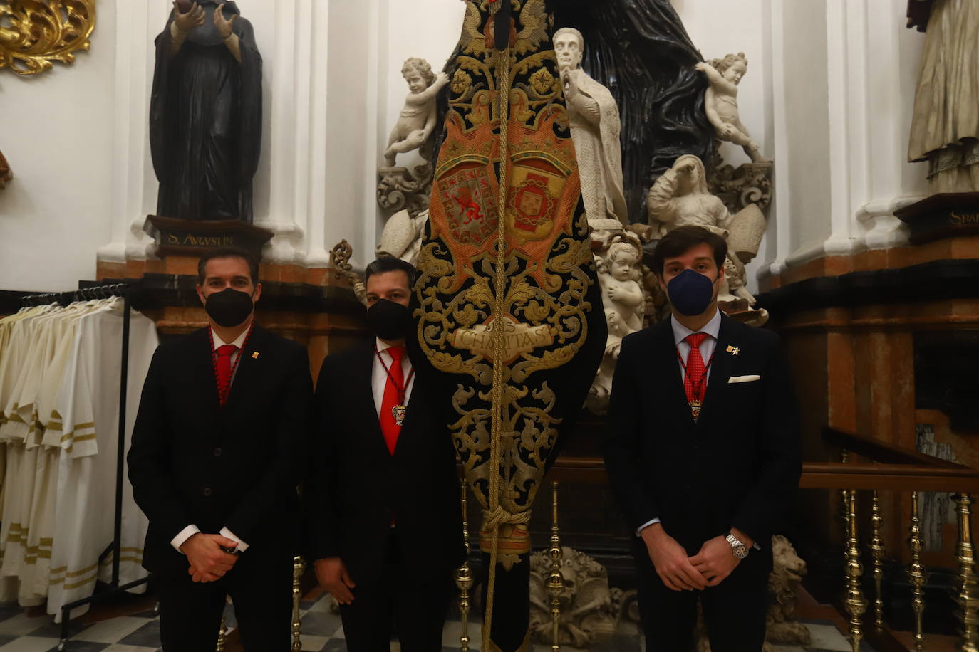 Semana Santa de Córdoba 2021 | Las imágenes del acto conjunto el Jueves Santo en la Catedral