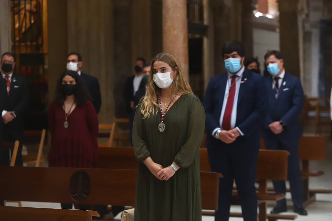 Semana Santa de Córdoba 2021 | Las imágenes del acto conjunto el Jueves Santo en la Catedral