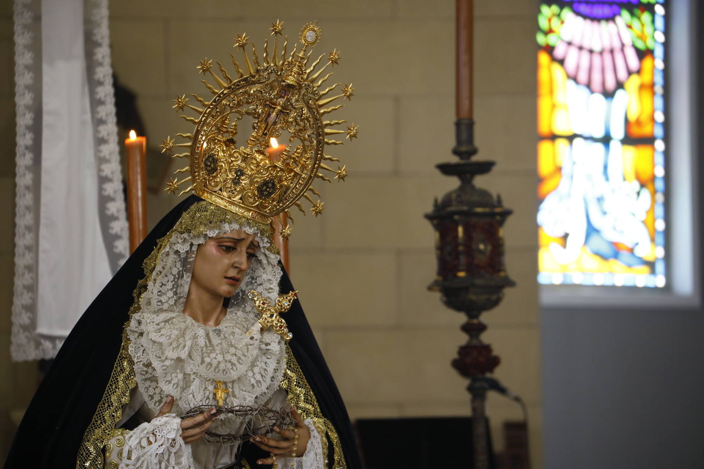 Semana Santa de Córdoba 2021 | Las imágenes de la Soledad en el Viernes Santo