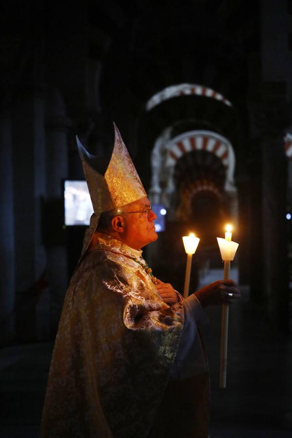 La Vigilia Pascual en la Catedral de Córdoba, en imágenes