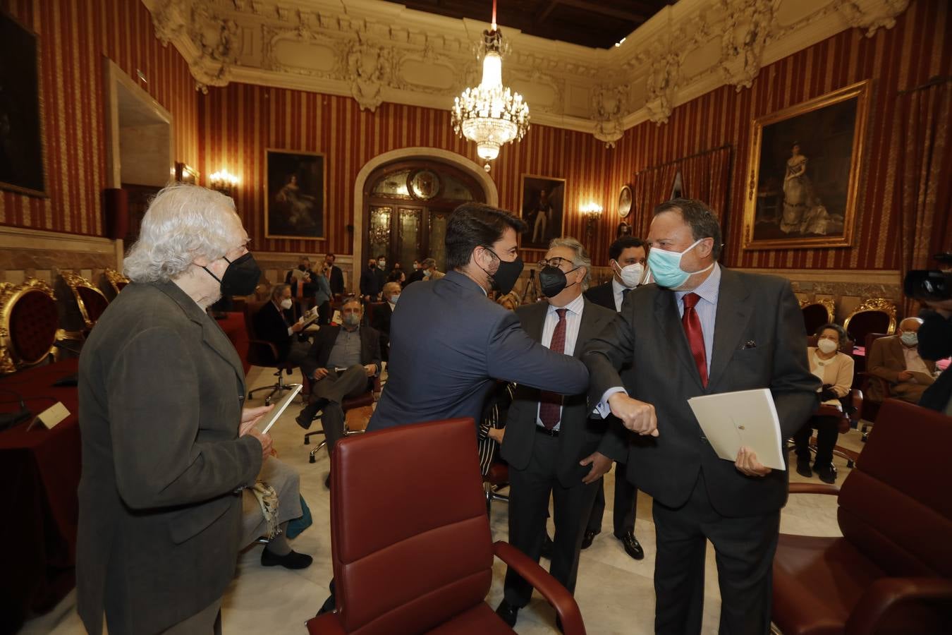 Homenaje a Manuel del Valle en el Ayuntamiento de Sevilla