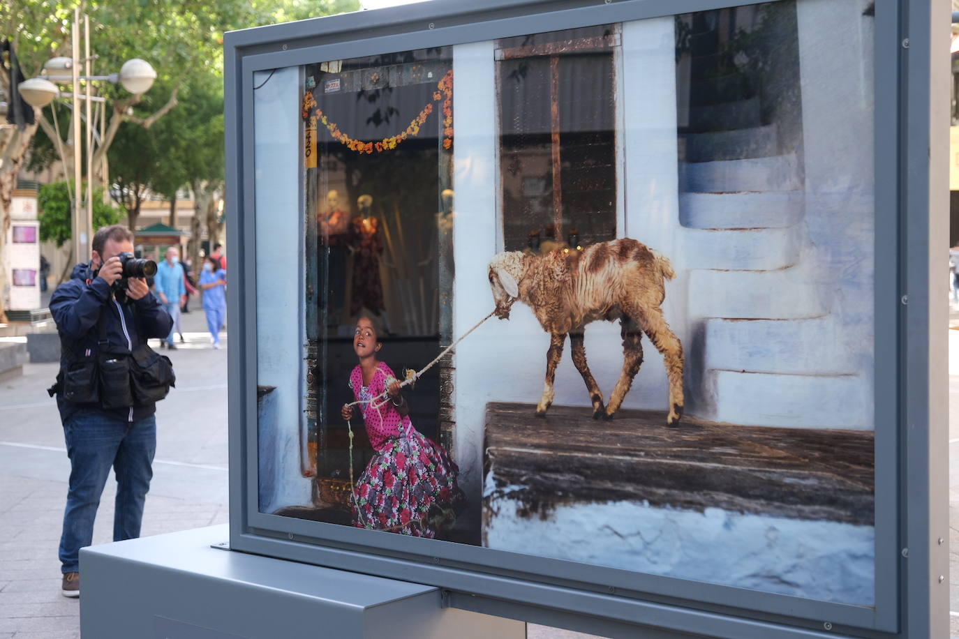 La exposición de Cristina García Rodero, en el bulevar Gran Capitán de Córdoba