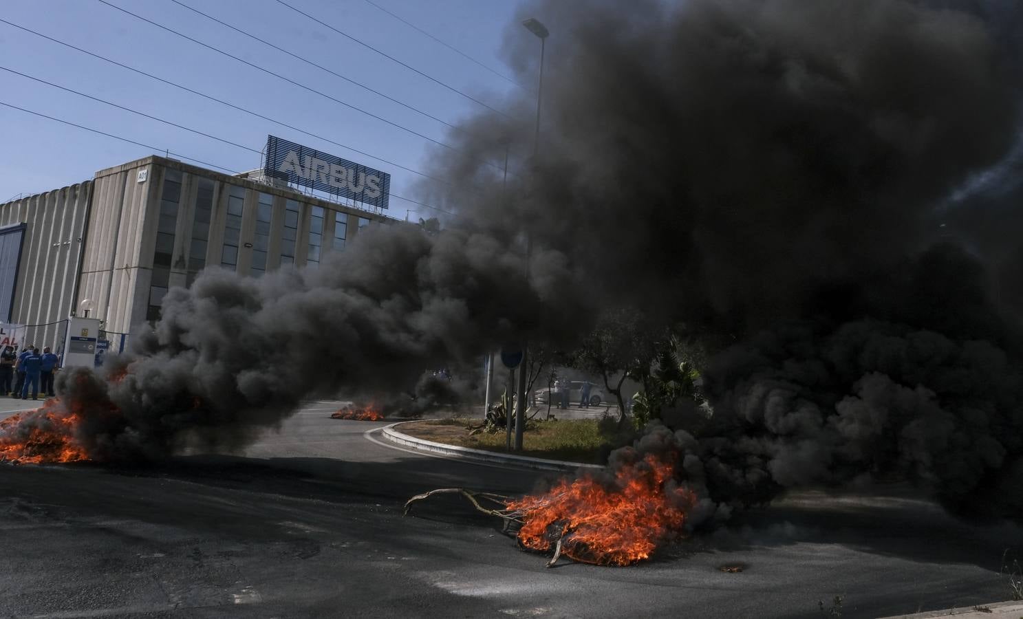 Fotos: nueva jornada de protestas en Airbus Puerto Real