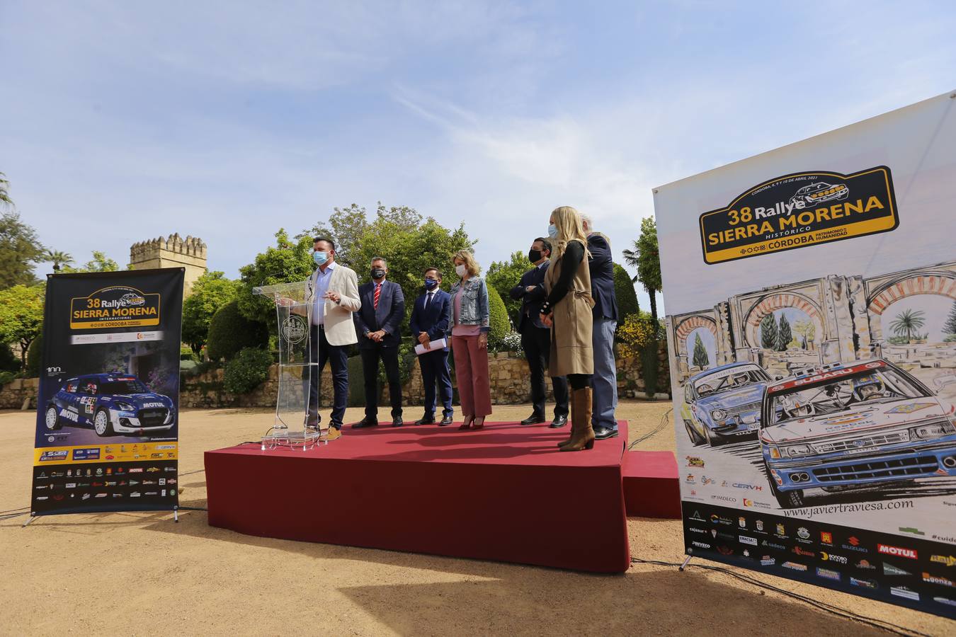 La presentación del Rallye Sierra Morena de Córdoba, en imágenes