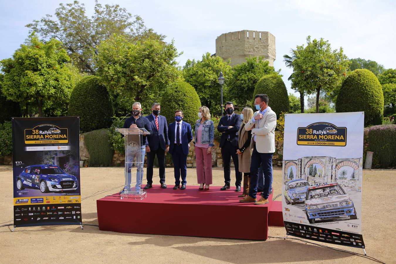 La presentación del Rallye Sierra Morena de Córdoba, en imágenes