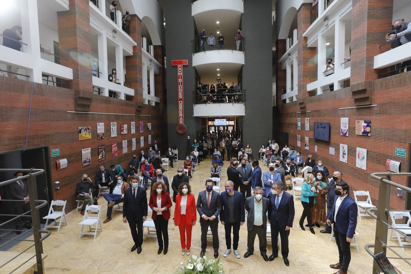 Inauguración de la nueva sede de CCOO en Sevilla