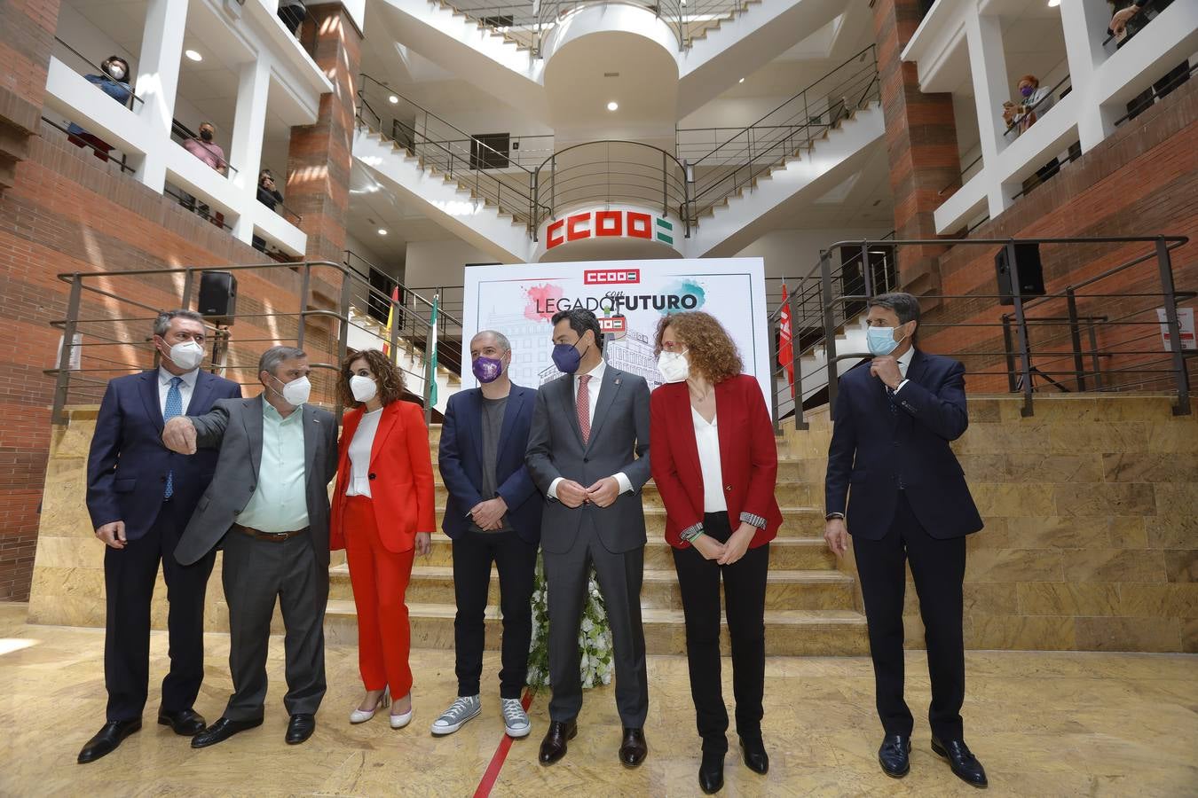 Inauguración de la nueva sede de CCOO en Sevilla