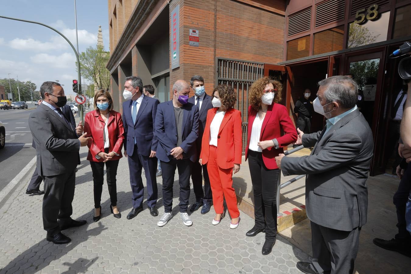 Inauguración de la nueva sede de CCOO en Sevilla