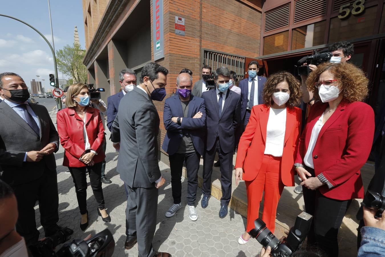 Inauguración de la nueva sede de CCOO en Sevilla