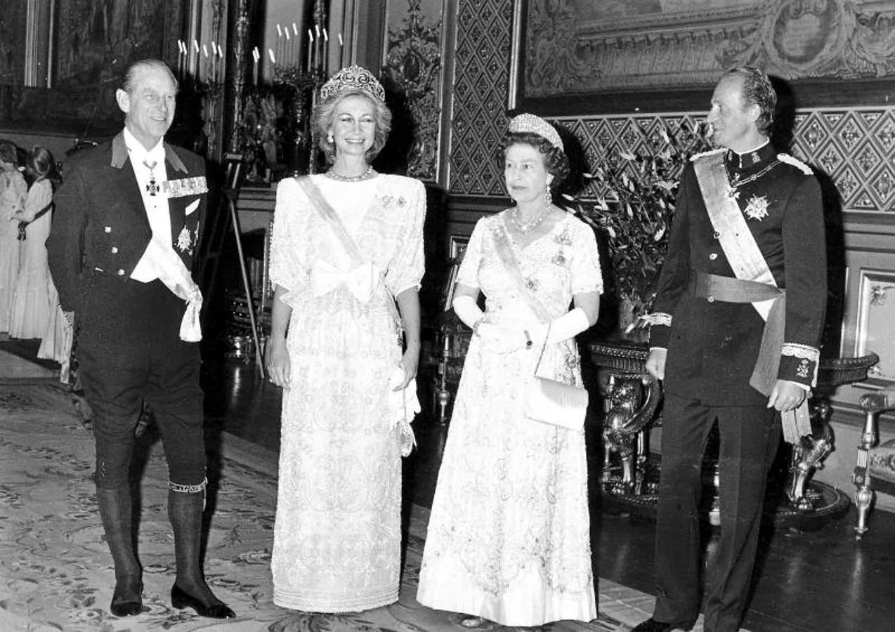 Visita de la Reina Sofía y el Rey Emérito Juan Carlos a Londres. 
