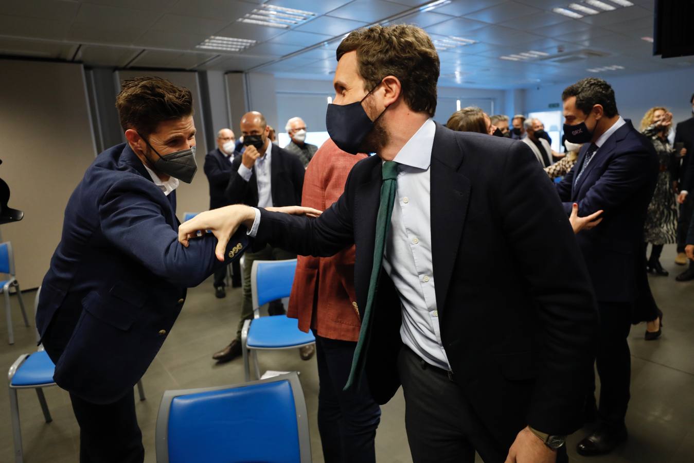 Encuentro en Granada de Juanma Moreno y Pablo Casado