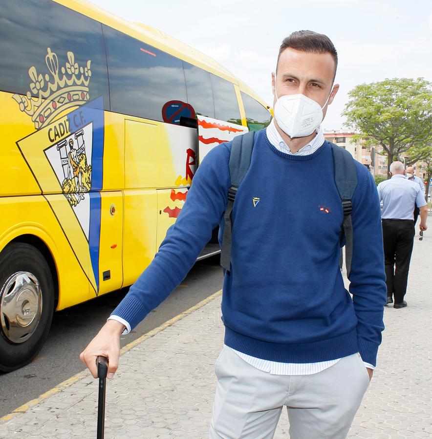 FOTOS: El Cádiz CF, rumbo a Madrid para medirse al Getafe