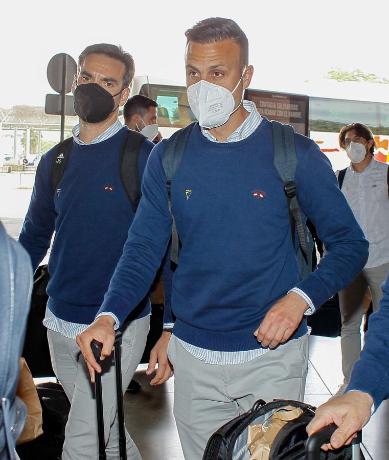 FOTOS: El Cádiz CF, rumbo a Madrid para medirse al Getafe