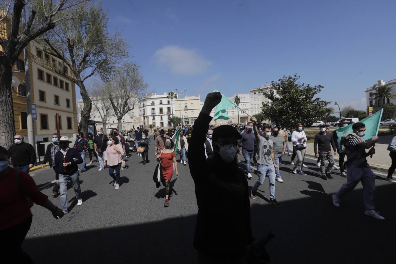 Manifestación por la reindustrialización de la Bahía de Cádiz