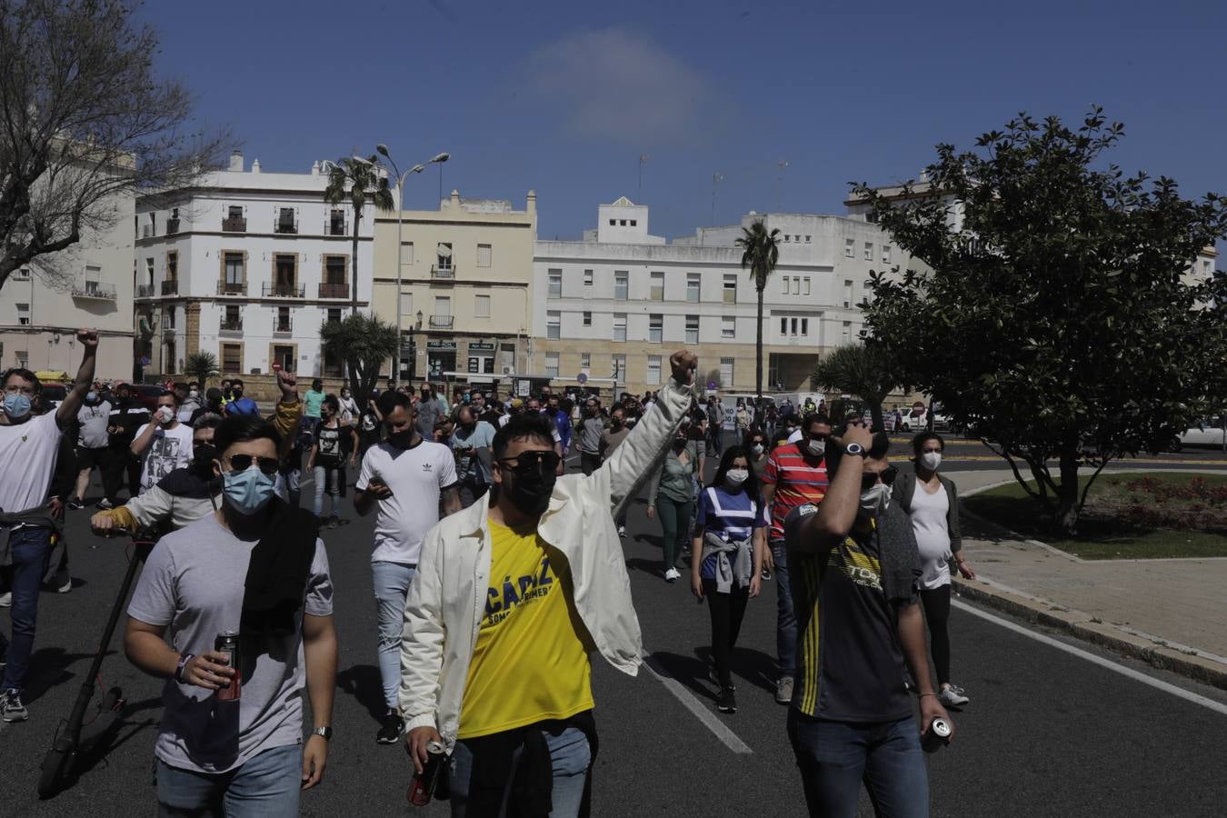 Manifestación por la reindustrialización de la Bahía de Cádiz