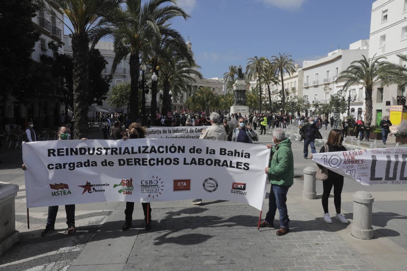 Manifestación por la reindustrialización de la Bahía de Cádiz