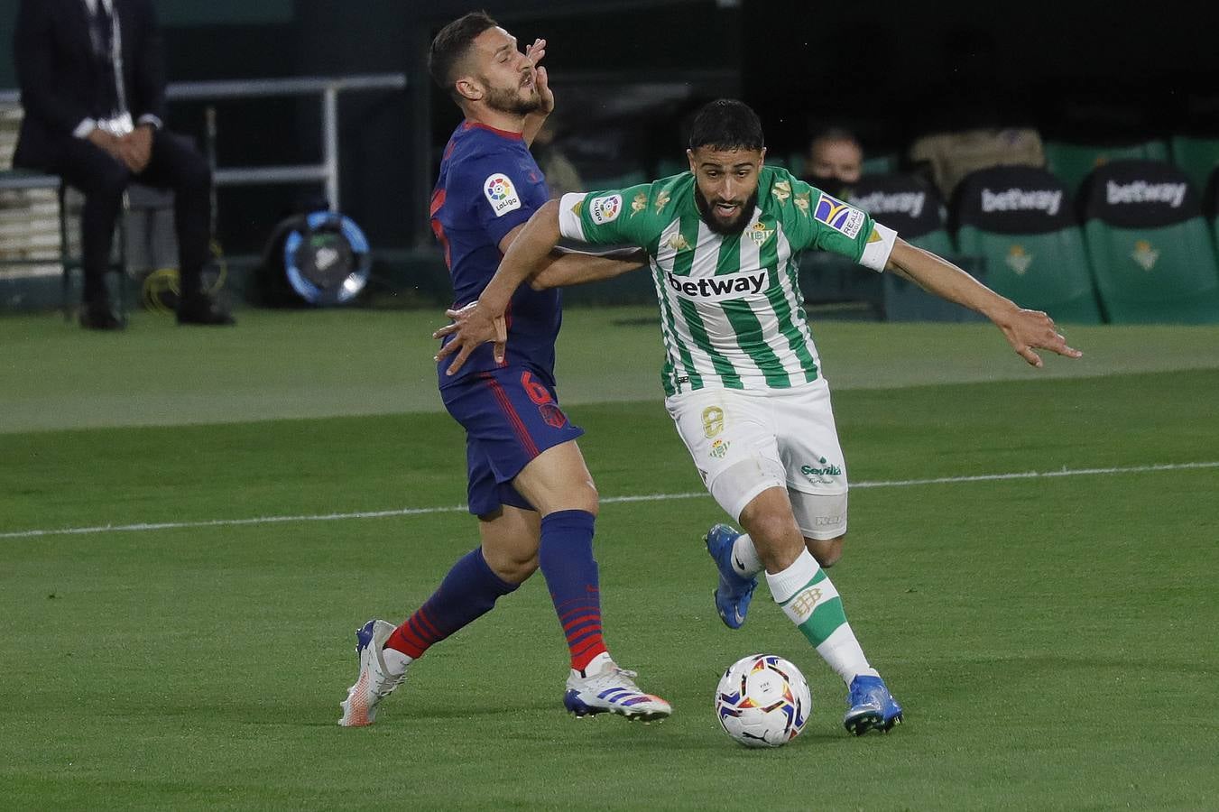 Partido entre el Betis y el Atlético de Madrid