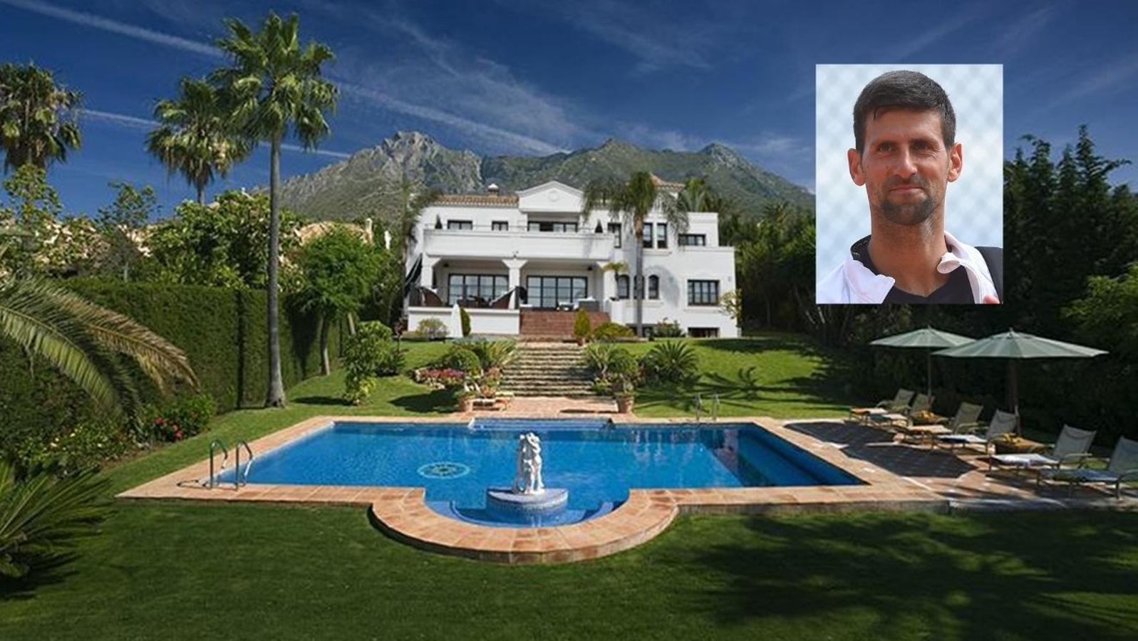 La imponente mansión de 10 millones que Djokovic ha comprado en Marbella