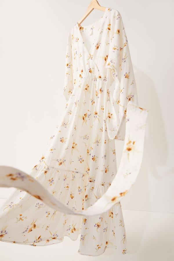 Vestido tobillero con citurón de H&amp;M (39,99€). 