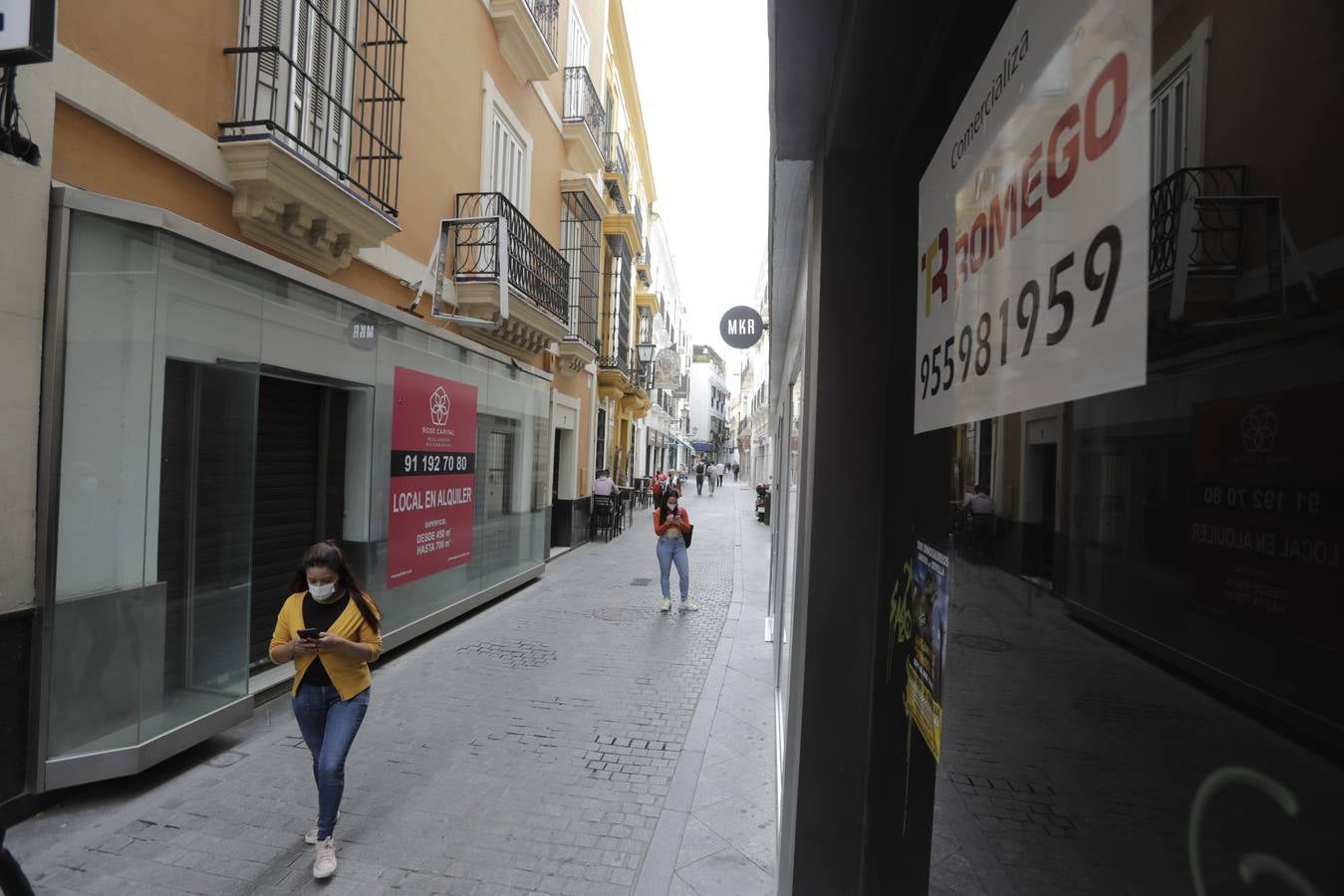 Caen los precios del alquiler en los locales comerciales del Centro de Sevilla