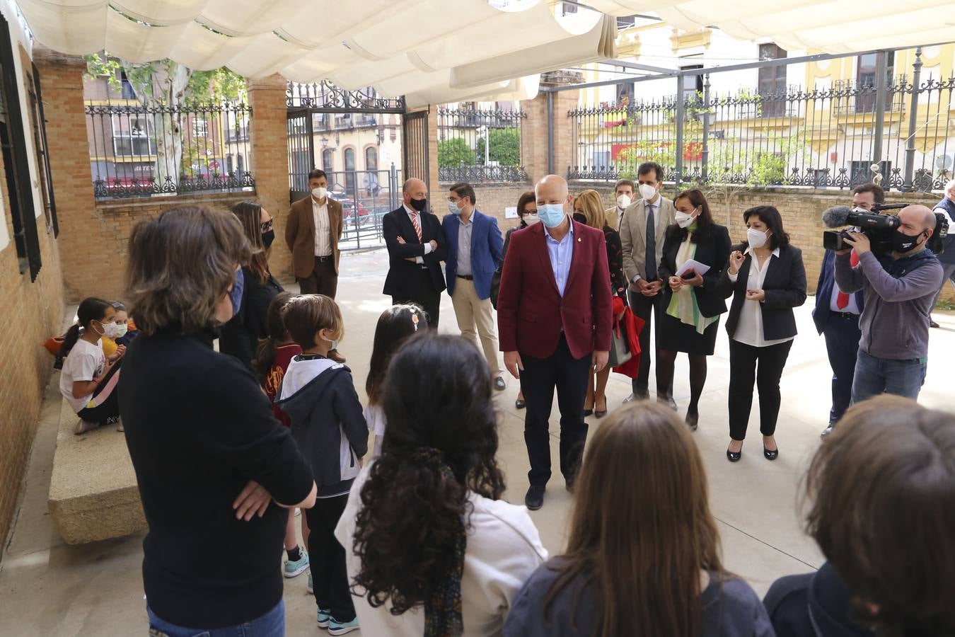 Javier Imbroda en los Altos Colegios de Sevilla