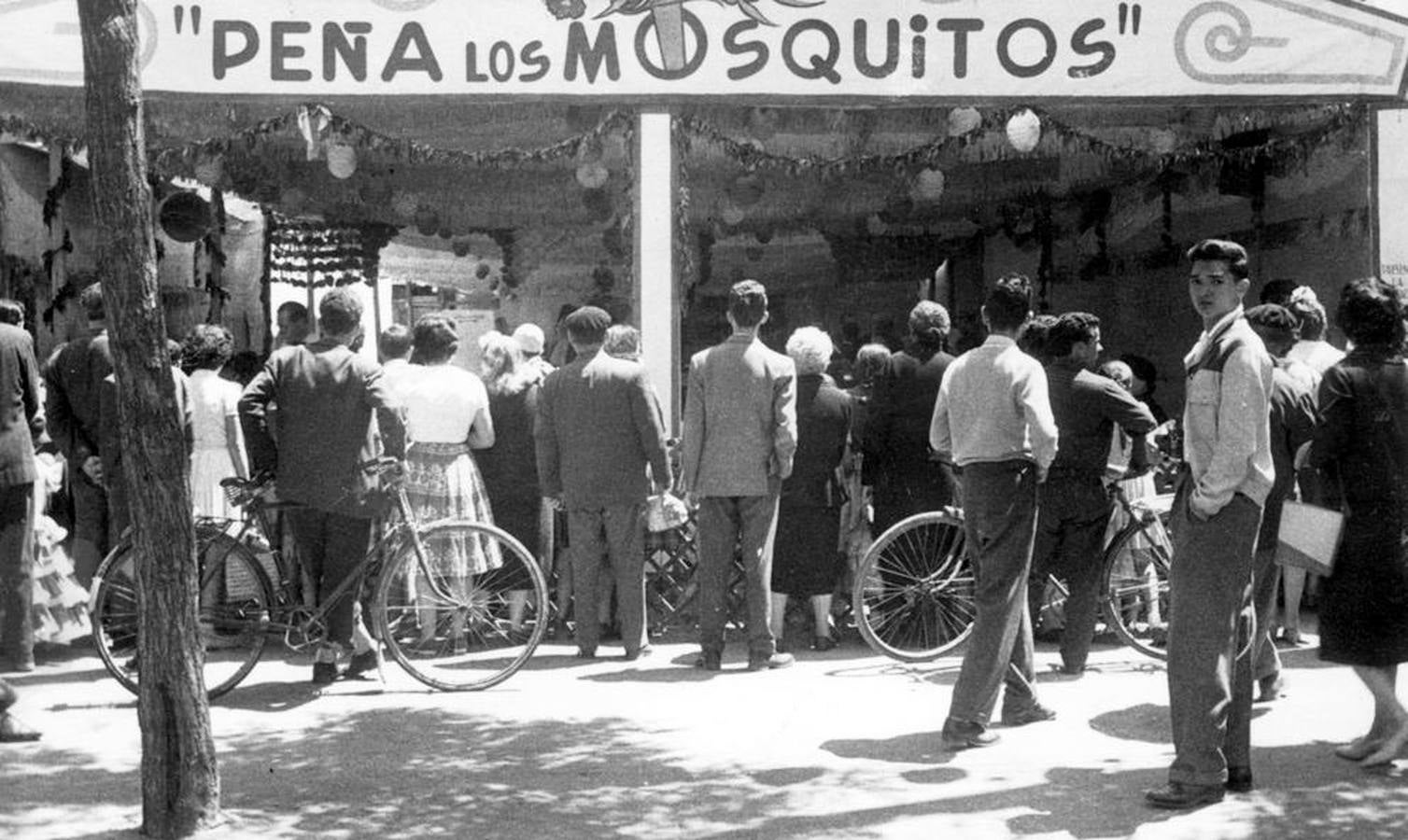 Caseta de la Peña los Mosquitos en la década de los 60