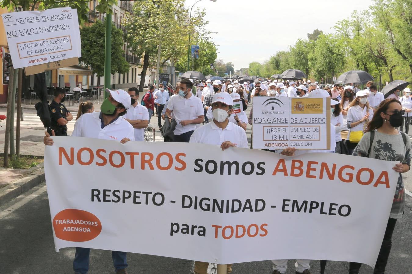 Los trabajadores de Abengoa piden «una solución definitiva» que incluya el mantenimiento del empleo