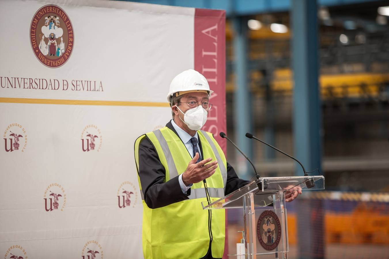 Primera piedra del centro de innovación del Puerto de Sevilla