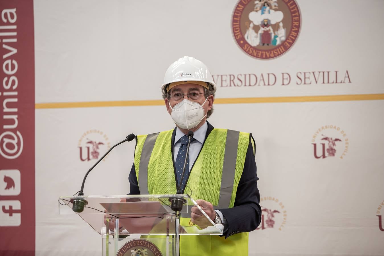 Primera piedra del centro de innovación del Puerto de Sevilla