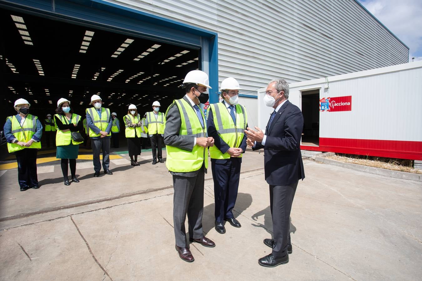 Primera piedra del centro de innovación del Puerto de Sevilla