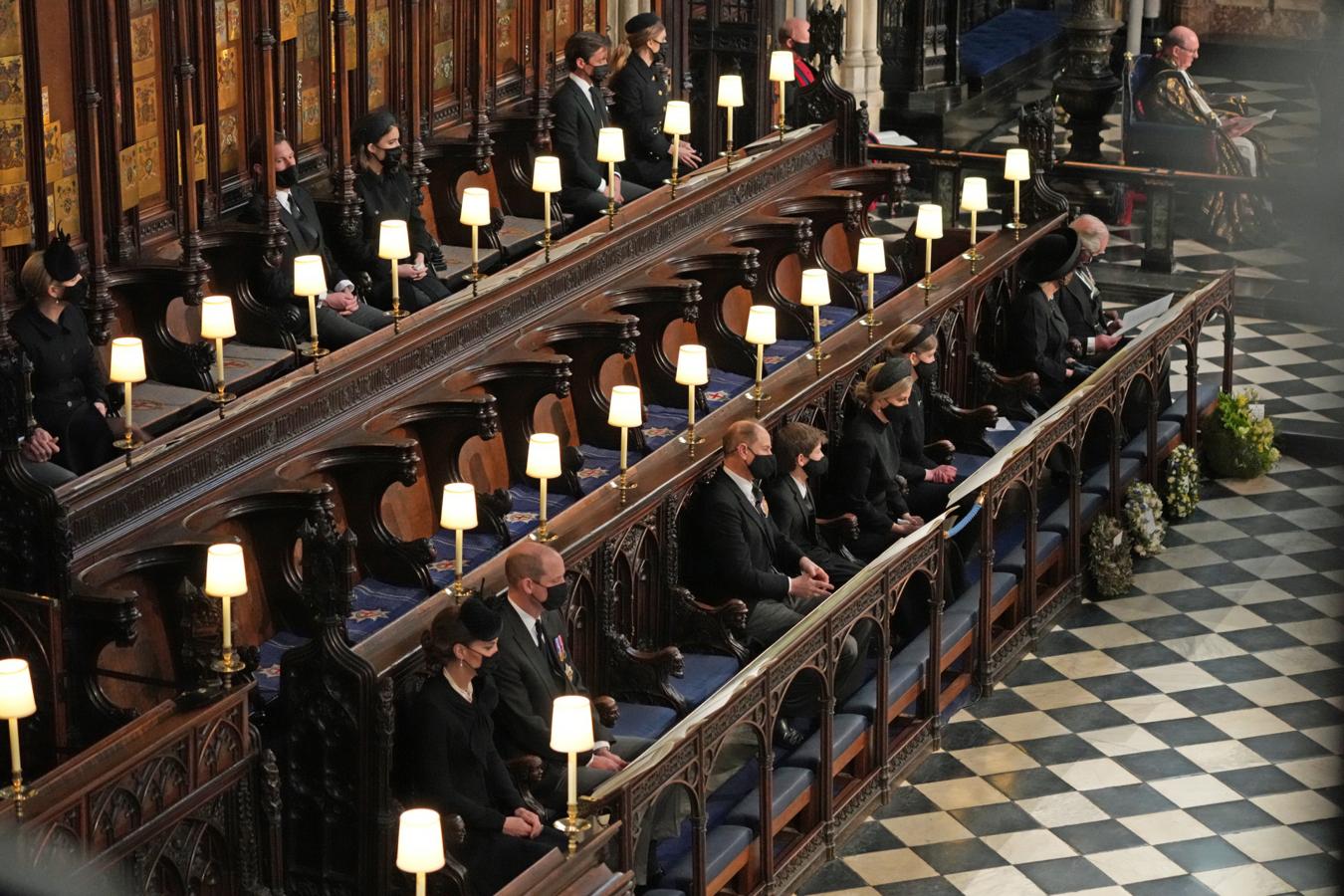 Interior de la capilla de San Jorge. 