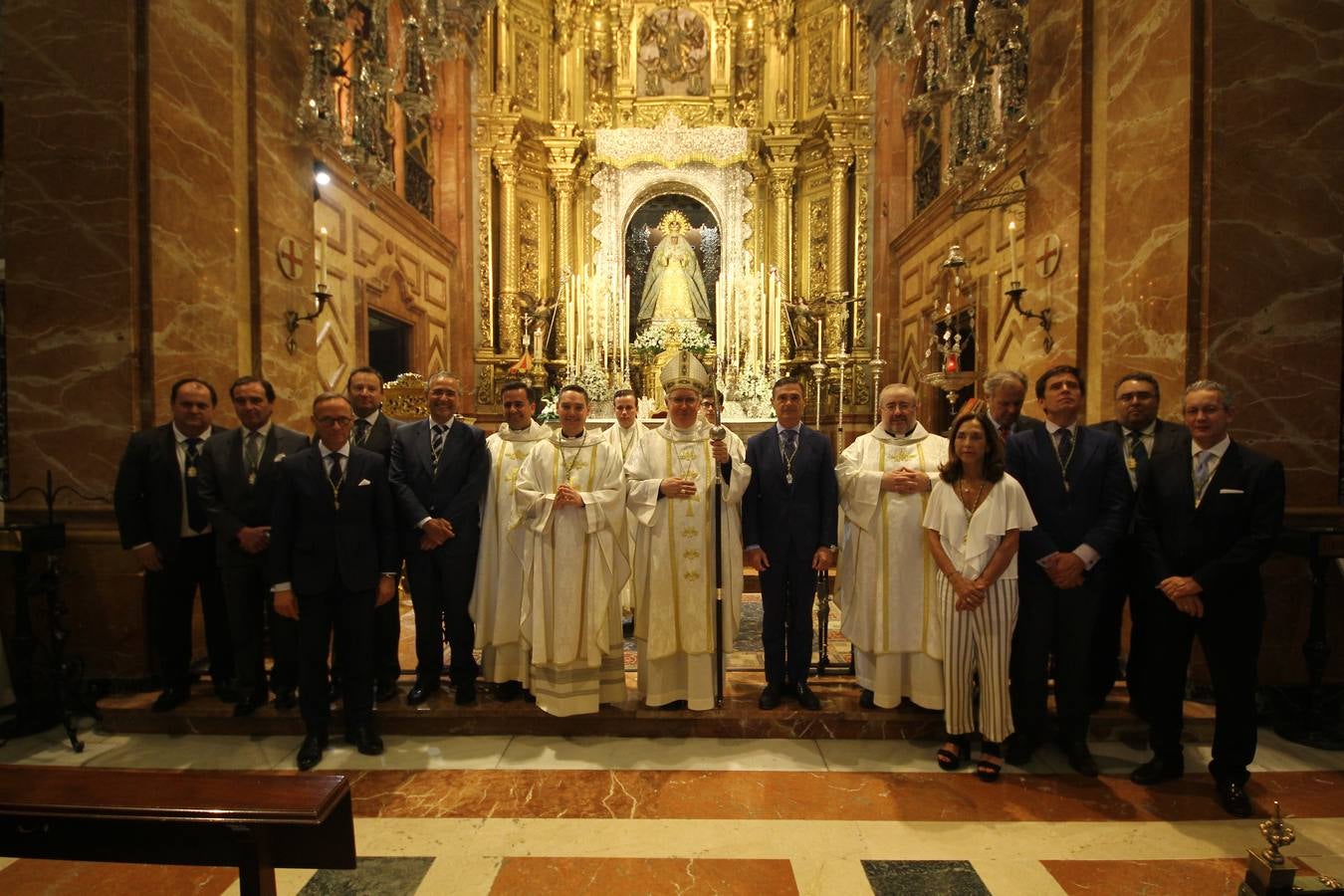 José Ángel Saiz predicó en la Solemne Función conmemorativa de la Coronación de la Virgen Macarena en mayo de 2019 en Sevilla