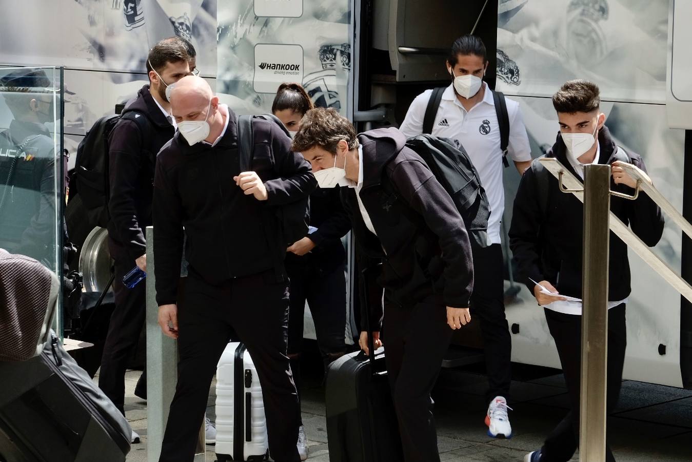 Fotos: La llegada del Real Madrid a Cádiz