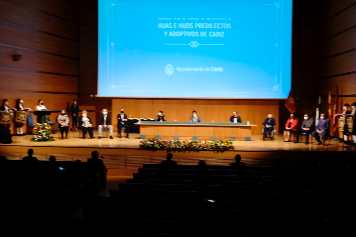 En imágenes: Acto de reconocimiento de Hijas e Hijos Predilectos y Adoptivos de Cádiz