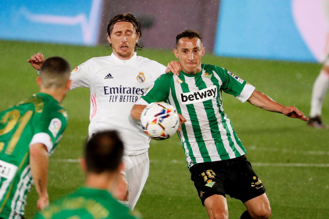 Partido entre el Real Madrid y el Real Betis