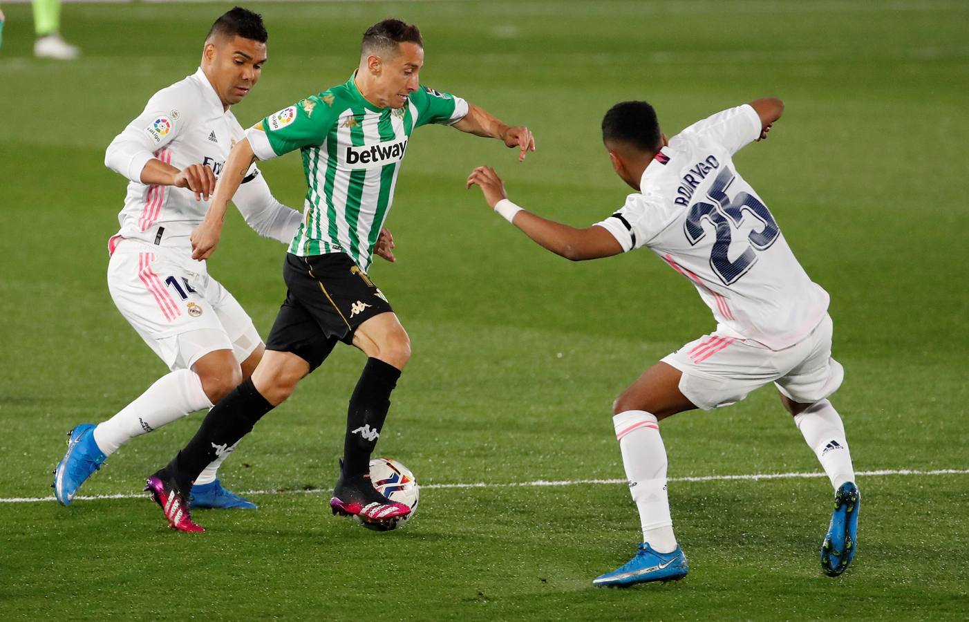 Partido entre el Real Madrid y el Real Betis